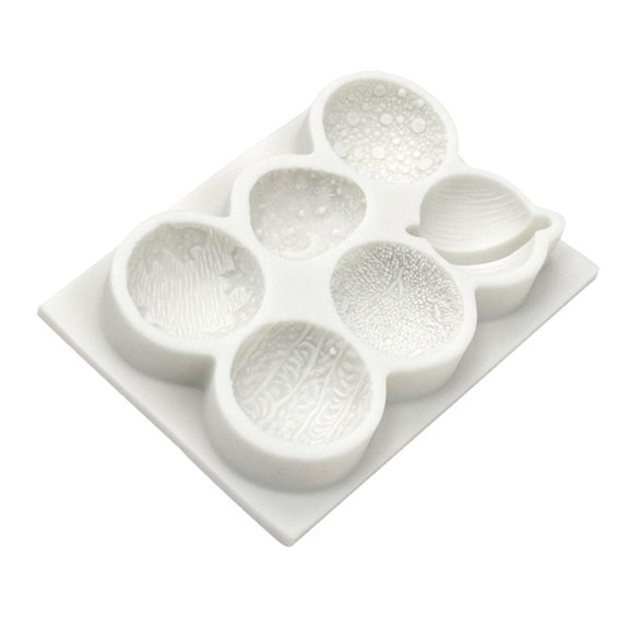 6 Cells Chocolate Mold Planet Shape Chocolate Candy Moulds Baking Gadgets