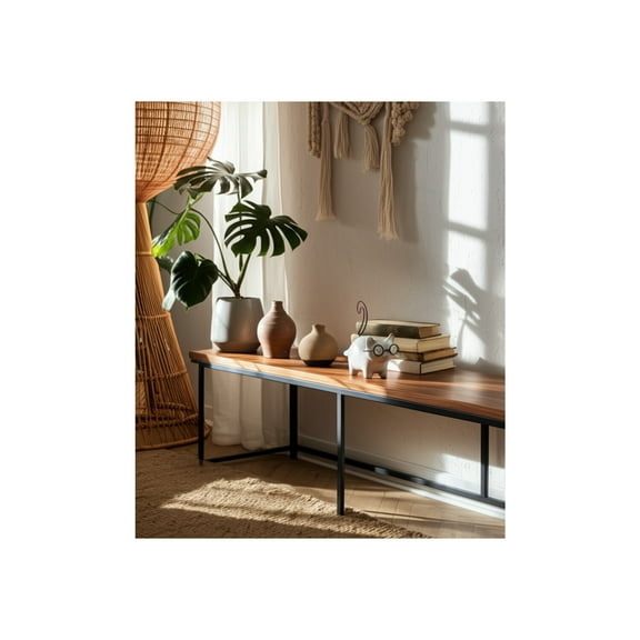 Boho Cat Figurine with Glasses - Stoneware Ceramic Minimalist Sculpture - Modern Home Decor for Living Room, Bedroom, Office - Animal Accent - 5" Black & White