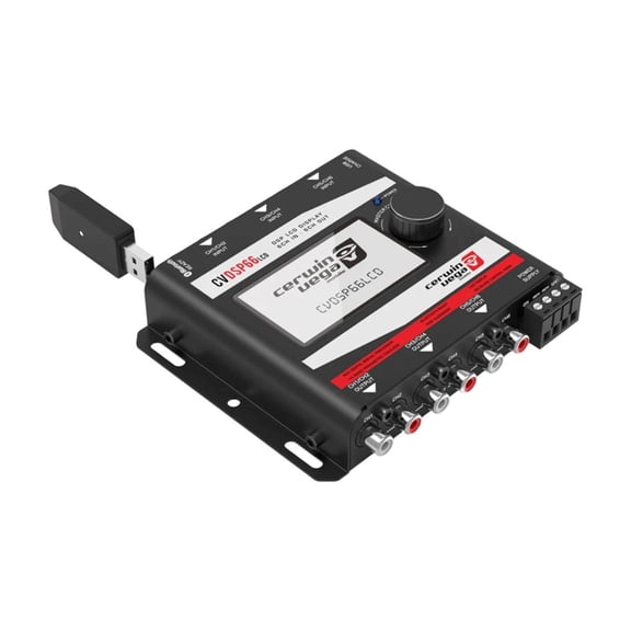 Cerwin Vega 6-Channel Digital Signal Processor with LCD Display (DSP) - CVDSP66LCD