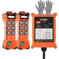 thumbnail image 1 of 6 Channel Industrial Wireless Crane Radio Remote Control 110-460V 110V 220V 380V DC for Electric Chain Hoist Overhead Bridge Travelling Crane Truck Two Transmitter and One Receiver, 1 of 9