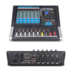 6-Channel Mixer Dj Controller Sound Board With 24 DSP Effect USB For DJ Recording Studio ,Easy to Use