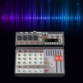 thumbnail image 1 of 6-Channel Professional Mixer DJ Audio Mixer with 99 Sound Effects LCD Screen, 1 of 16