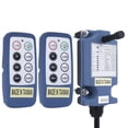 thumbnail image 1 of 6 Channel Saga Mini Industrial Wireless Crane Radio Remote Control 12V 24V DC for Electric Chain Hoist Overhead Bridge Travelling Crane Truck Two Transmitter and One Receiver, 1 of 8