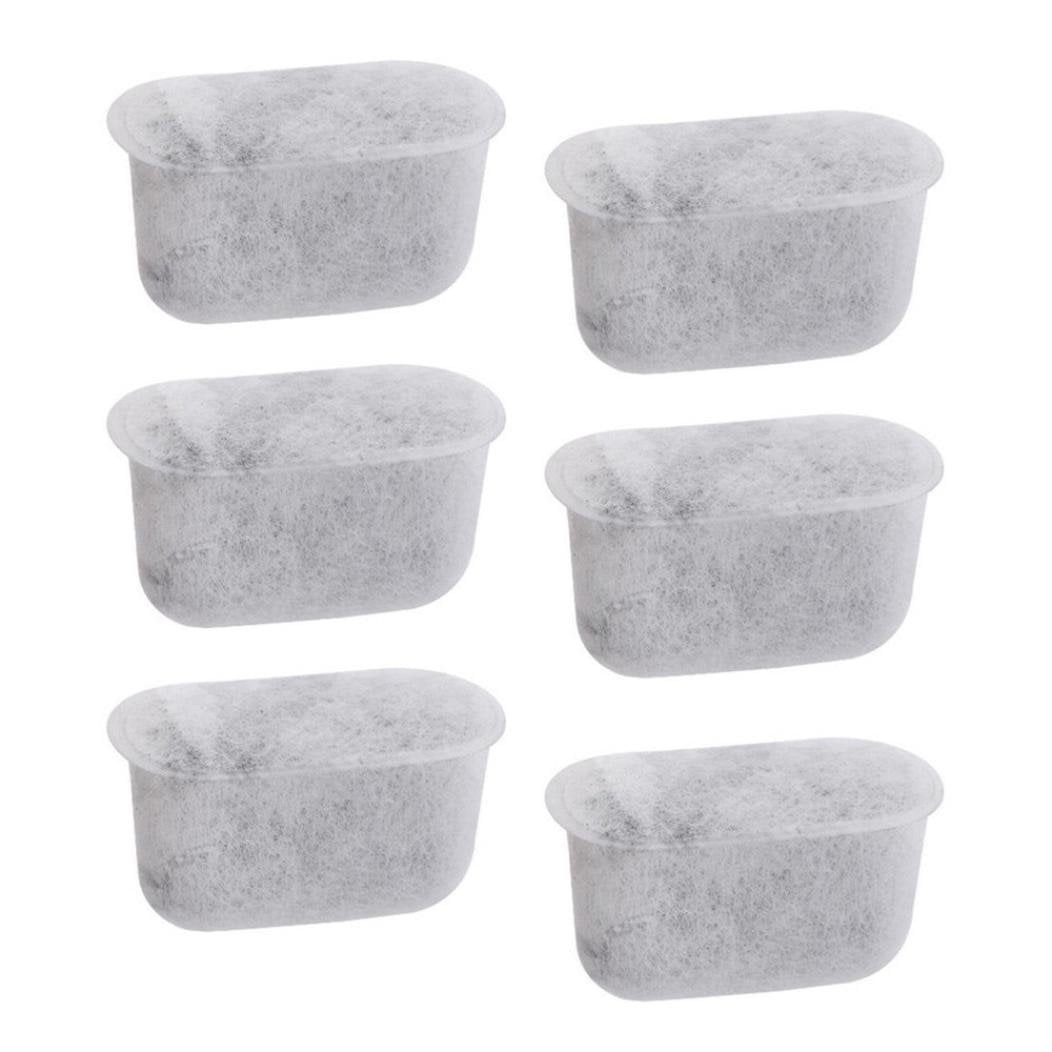 6-Pack Charcoal Water Filters Compatible With Farberware Coffee Makers - Blendin Brand