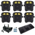 thumbnail image 1 of (6) Chauvet DJ Ezlink Par Q4 BT Wireless Bluetooth Wash Lights+Footswitch+Fogger, 1 of 12