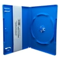 thumbnail image 1 of (6) CheckOutStore Premium Standard Single 1-Disc DVD Cases 14mm (Blue), 1 of 1