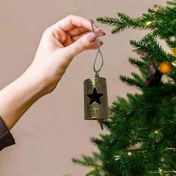 6 Christmas Decor Set With Holiday Ribbons