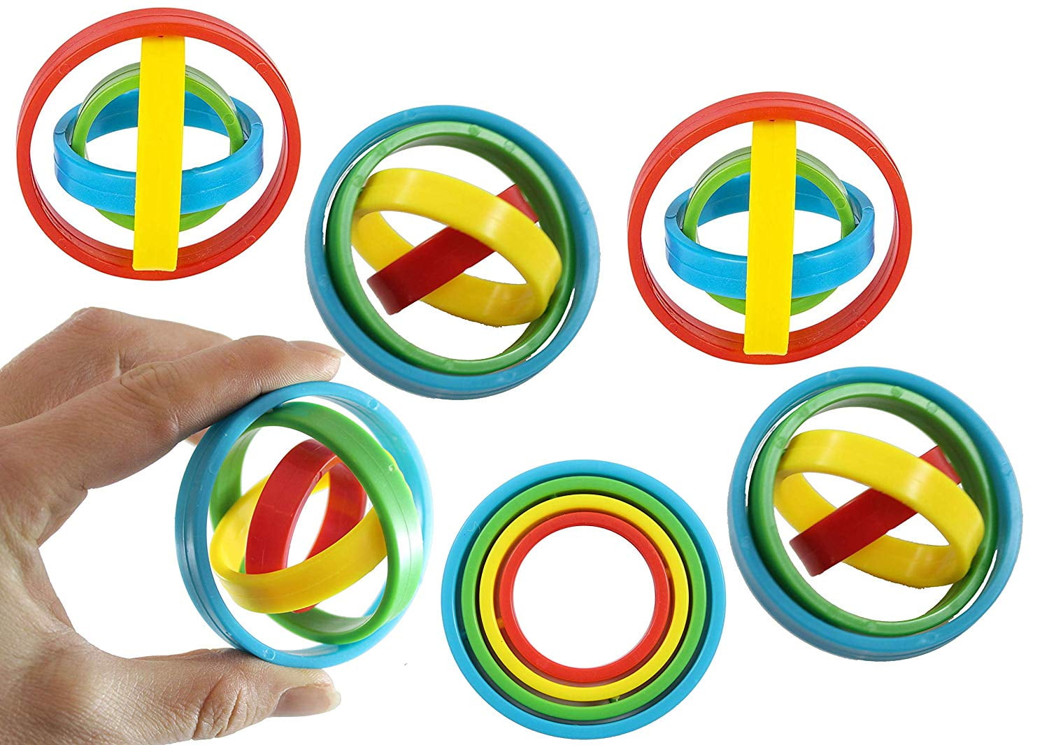 Toy Fidget Ball Ring KAKALUOTE Upgraded Magnetic Rings Fidget Toys