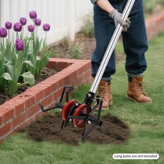 6-Claw Cultivator Wheel for Easy Weeding and Soil Aeration