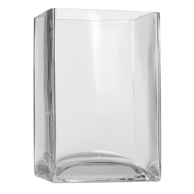cune 花瓶 Amazon.com: 4 Pieces Cube Glass Vase Square Glass Cube Vase