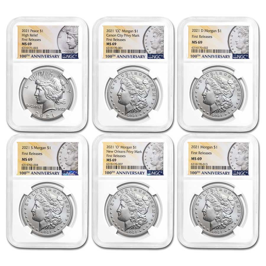 Gold Stainless steel Coin Bezels Silver Dollars Morgan, Peace ike Coin