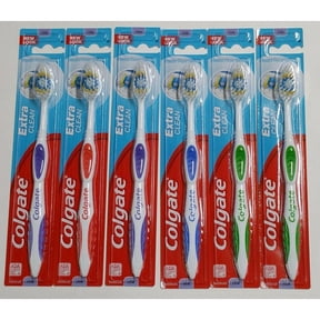 6 Colgate Toothbrush Extra Clean Full Head FIRM #95 Brushes Hard, Brand: Colgate, Type: Regular Toothbrush