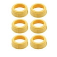 thumbnail image 1 of (6 Collars) MEDELA Bottle Nipple Collars Rings New! for slow or medium flow Wide Base, 1 of 3