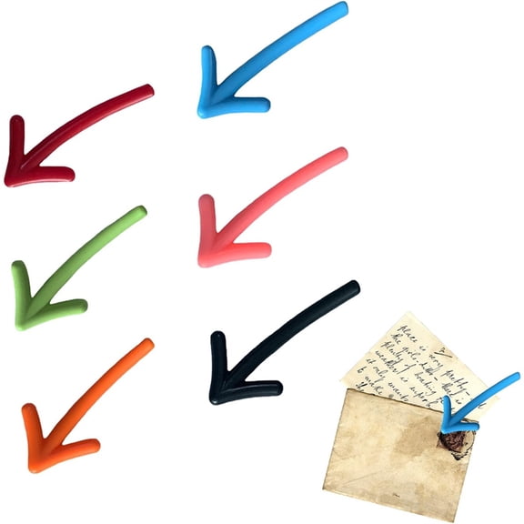 6 Color Arrows Refrigerator Magnets Colorful Fridge Magnetic Decor, for Fridge, Crafts, Kitchen, Whiteboard, Classroom