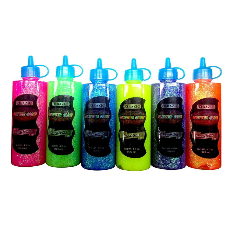 Art Glitter Glue Neon 5 pack 2.98 fl oz each bottle New with