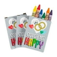 thumbnail image 1 of 6-Color Wedding Crayons - 24 Boxes, 1 of 2
