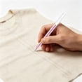 thumbnail image 1 of 6 Colors Heat Erasable Marking Pens, High Temperature Disappearing Fabric Marker, Smooth Writing Sewing Quilting Line Pen, Dressmaking DIY Craft Positioning Pen, Garment Tailor Drawing Tool,Z1#B, 1 of 4