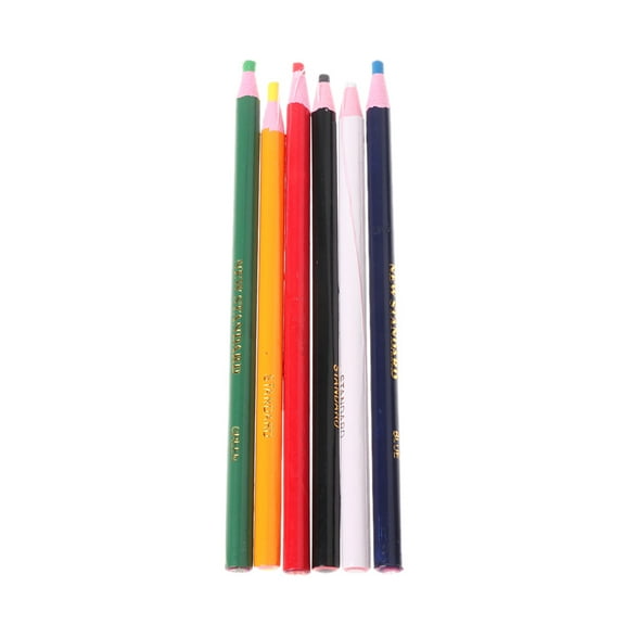 6 Colors Markers For Metal Fabric China Graph Off Grease Wax Pencil