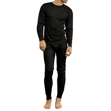 6 Colors Mens Warm & stylish Cotton Blend Waffle Knit Thermal Top & Bottom Underwear Set