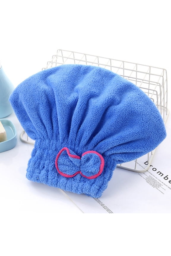 6 Colors Microfiber Solid Quickly Dry Hair Hat Hair Turban Women Head Wrap Hat