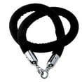 thumbnail image 1 of 6 Colors Queue Stand Posts Rope Divider Stanchion 1.5m - Black, 1 of 8