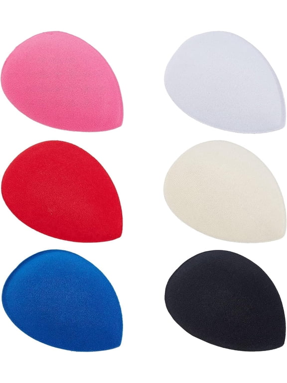 6 Colors Teardrop Fascinator Hat Base 5x4 inch EVA Millinery Base Cocktail Hats Making Base Women Hat Craft Material Supply for Making Party Wedding Church Hat diy