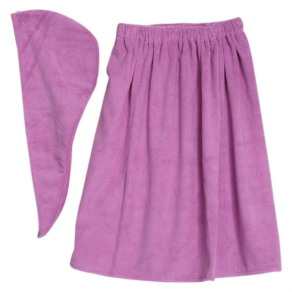 6 Colors Women Soft Spa Bath Body Wrap Set Towel Bathrobe With Fast Dry Hair Drying Cap,Wrap Towel, Wrap Bath Towel