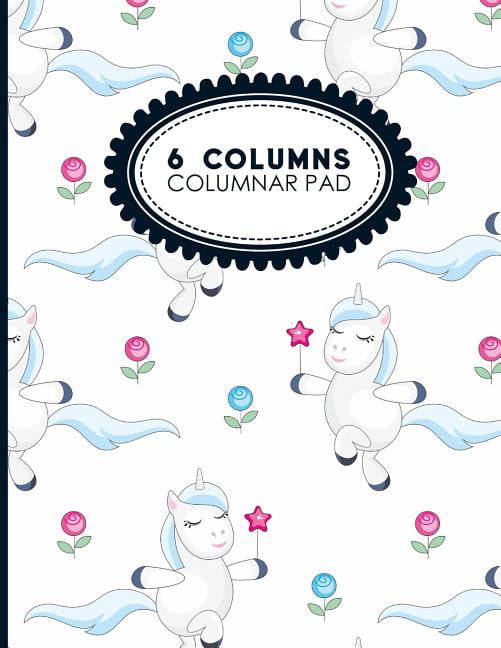 Column Note Pad 6 Columns Columnar Pads: 6 Columns Columnar Pad: Record Book ...