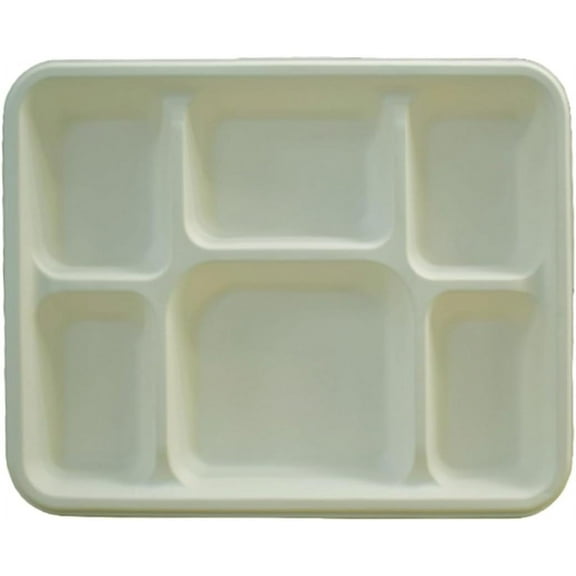 6 Compartment Biodegradable (100 Pack)