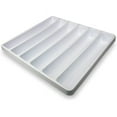 thumbnail image 1 of 6 Compartment Drawer Organizer, White - Large, 1 of 1
