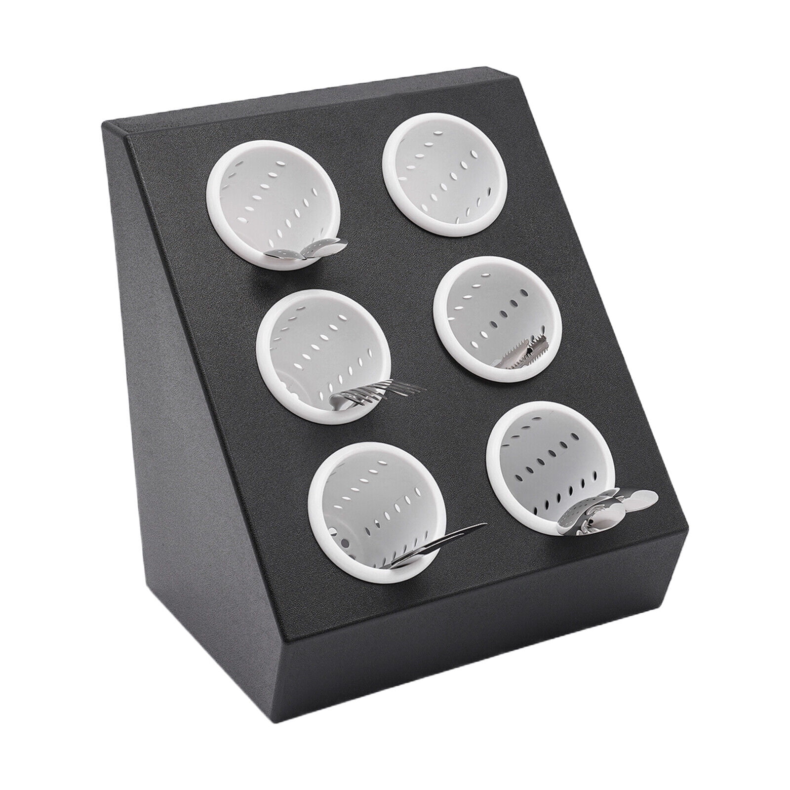 6-Compartment Kitchen Utensil Holder, Kitchen Caddy, Utensil Organizer, Modern