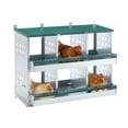 thumbnail image 1 of 6 Compartments Chicken Nesting Box for Laying Eggs, Roll Away Chicken Laying Boxes, Green, 1 of 8