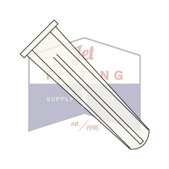 #6 Conical Plastic Anchors | Long Bantam Plug | Nylon | Blue (Quantity: 1000)
