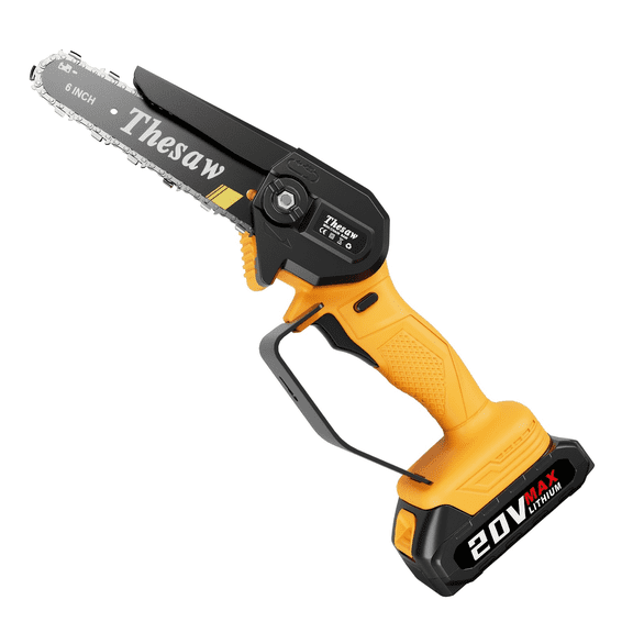 6" Cordless Mini Chainsaw Single battery