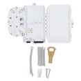 thumbnail image 1 of 6 Core Fiber Splitter Case, Low Optical Loss Waterproof Layered Design High Strength Fiber Optic Distribution Box  For FTTH Engineering, 1 of 6