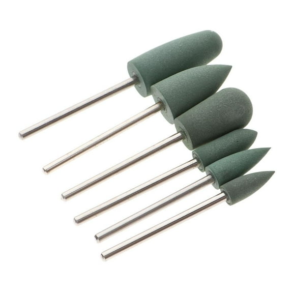 6 Count 2.35mm Bits Cuticle Cleaning Rotary Burrs Polishing Head Buffing Files Bit for Nail 01