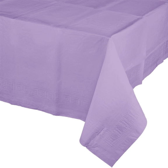 6 Count Bulk Pack Luscious Lavender Paper Table Covers 54" x 108"