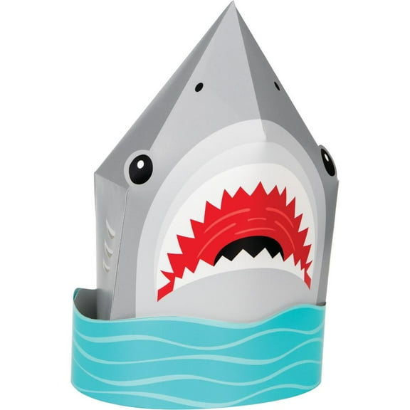 6 Count Bulk Pack Shark Party Centerpieces