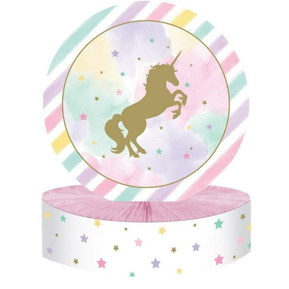 6 Count Bulk Pack Sparkle Unicorn Centerpieces