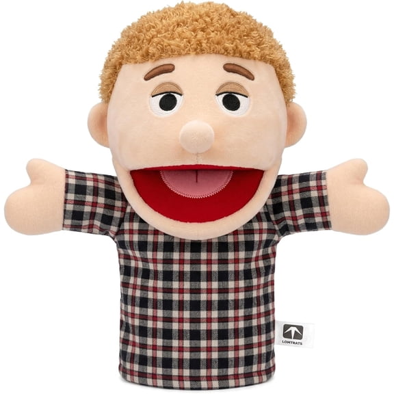 6 Count Interactive Family Hand Puppets With Operable Open Mouth, Multi-Gen Plush Doll, Social Emotional Learning Toy for Early Childhood Education