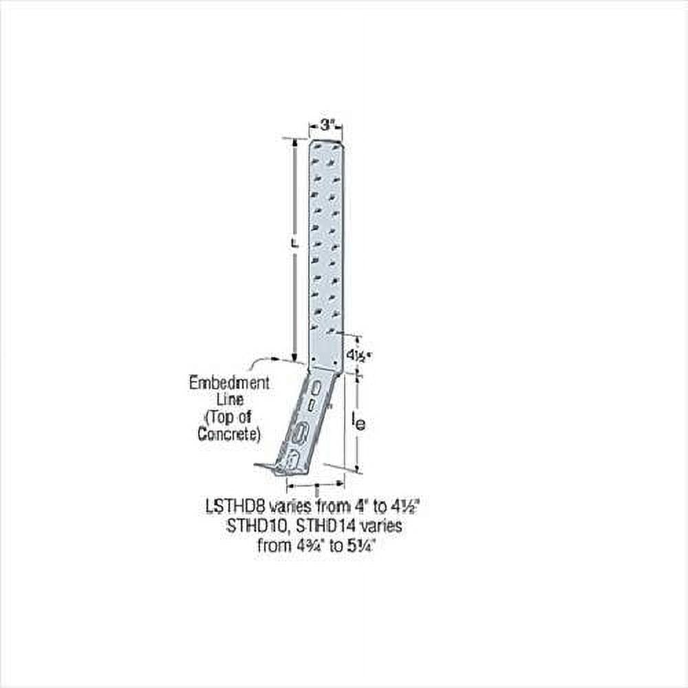 6 Count Simpson StrongTie STHD14 Strap Tie Holdown