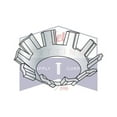 thumbnail image 1 of #6 Countersunk External Tooth Lock Washers | Steel | Zinc (Quantity: 10000), 1 of 3