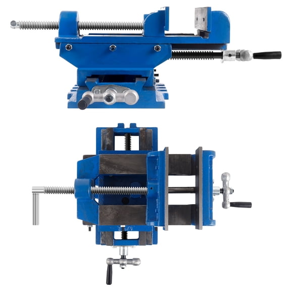 6" Cross Slide Drill Press Vise, Drilling machine operation Cross Slide Table Milling Machine Worktable, for Mechanical maintenance automotive