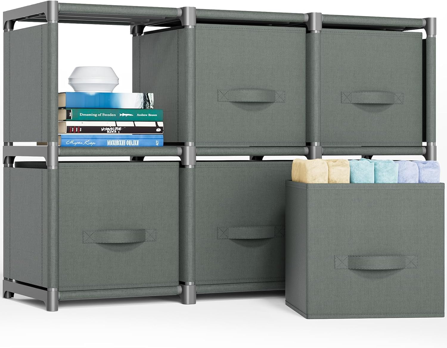 6 Cube Storage Organizer, Closet Organizers and Storage, Cube Storage ...