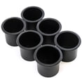 thumbnail image 1 of 6 Cup Holder Plastic Pocket Recessed Insert Universal for Boat RV Car Truck Sofa Game Table Marine Pontoon Motorhome Camper, 1 of 5