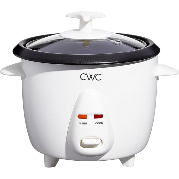 6 Cup Rice Cooker 300W - Effortless Cooking and Perfectly, Cooks 3 Cups of Raw Rice for 6 Cups of Cooked Rice, Cream