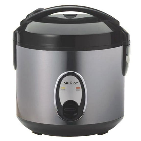 6 Cup Rice Cooker With Stainless Steel Body