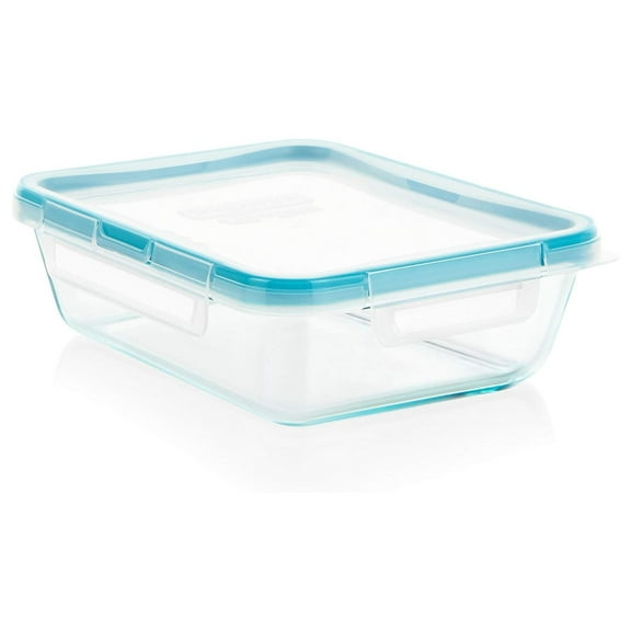 6-Cup Total Rectangle Food Storage Container, Glass