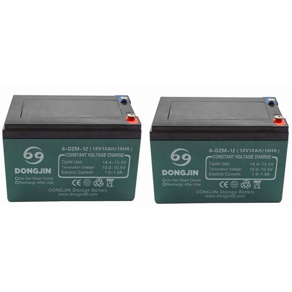6-DZM-12 20ah 24V 48V 12Ah Battery For Electric GoKart ATV Scooter Golf Mobility