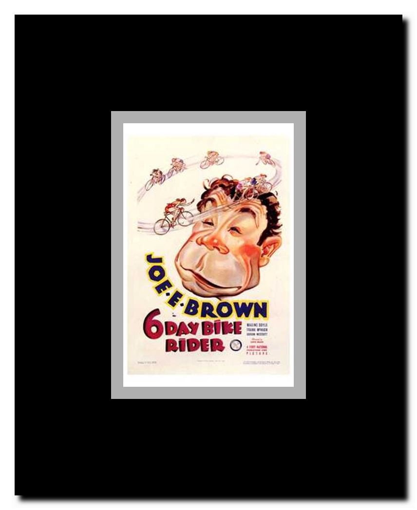 6 Day Bike Rider Framed Movie Poster